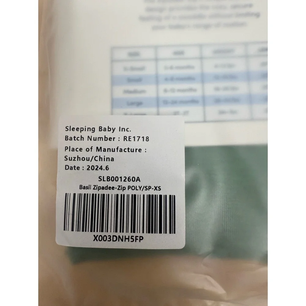 SleepingBaby Zipadee-Zip Swaddle Transition
